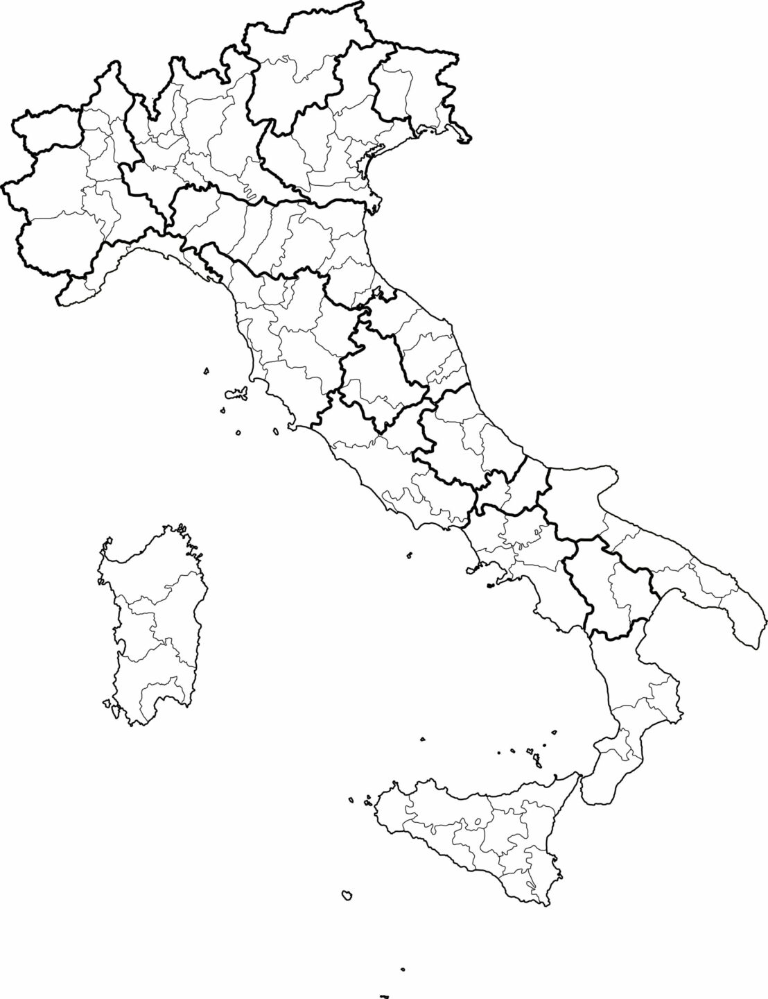 Carte zones Covid Italie au 28 juin 2021